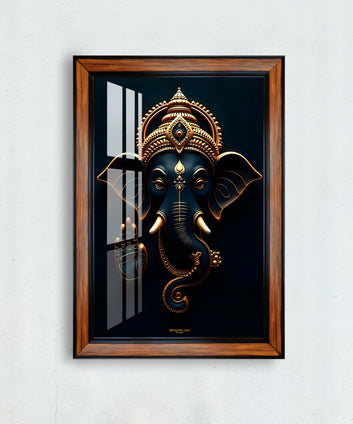 Loard ganesha 'ganesh ji photo frame for home and office