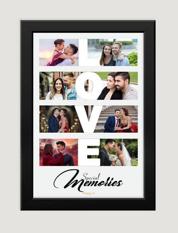 LOVE Photo gift for couple  black and white premium quality  Frames