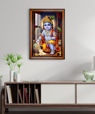 Little Krishna , Gopal Photo Frame for home and office décor