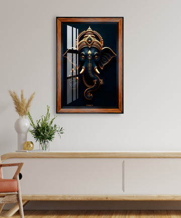 Loard ganesha 'ganesh ji photo frame for home and office