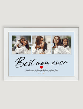 Mother's day gift custom Photo wtih Black  & white Frames