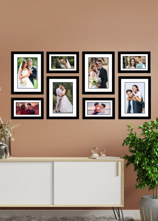 Framed Photo Prints 8  picture, 8 frame Big and small size Multi frame