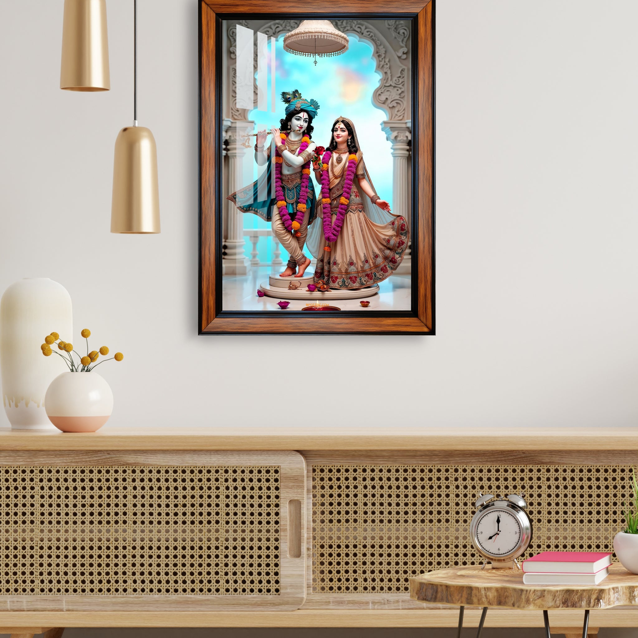 Cute Radha krishan photo frame for home and office