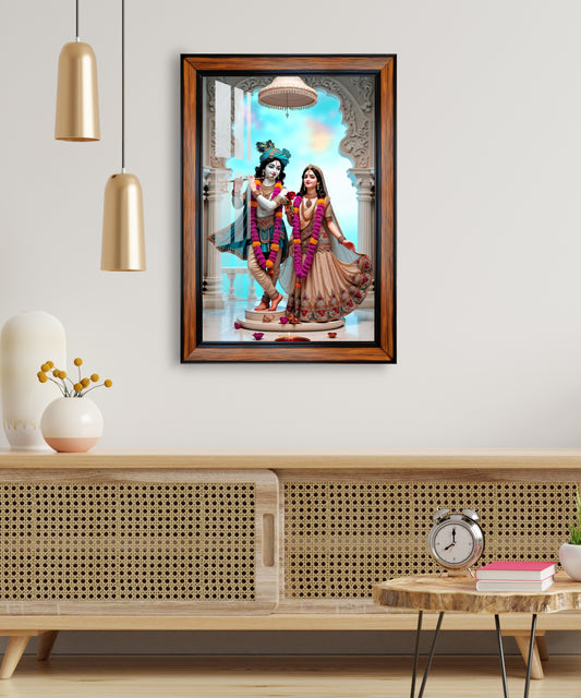 Cute Radha krishan photo frame for home and office