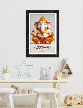 ganesha photo frame for home and office pooja room panpti best photo with name home decor.