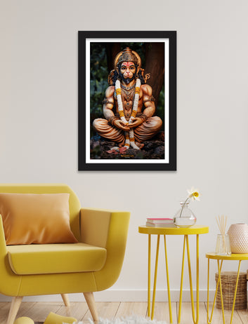Hanuman ji photo frame for home decor and office New photo framed indian art and culture