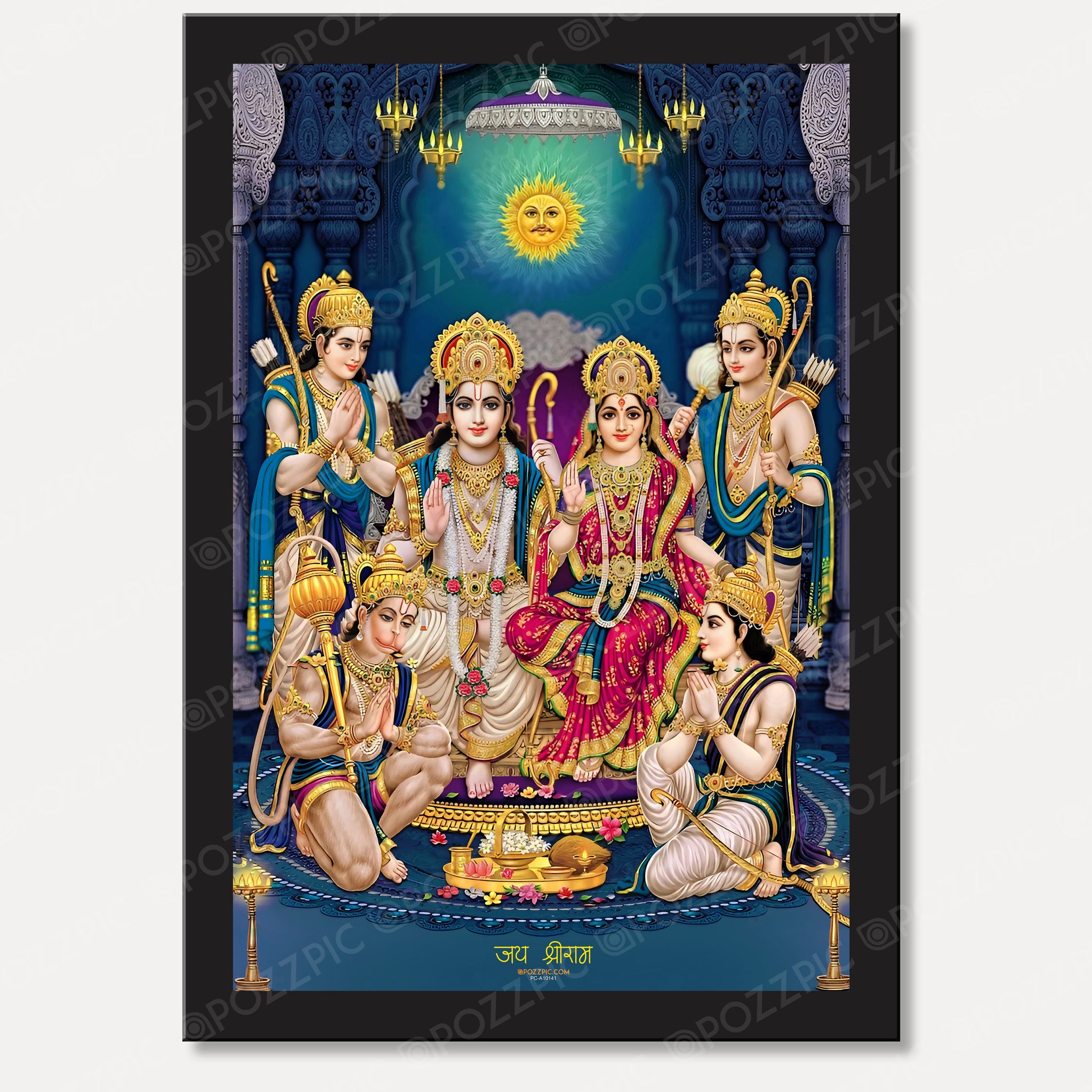 Beautiful Ramdrbar premium quality photo Frame for home office mandir hall