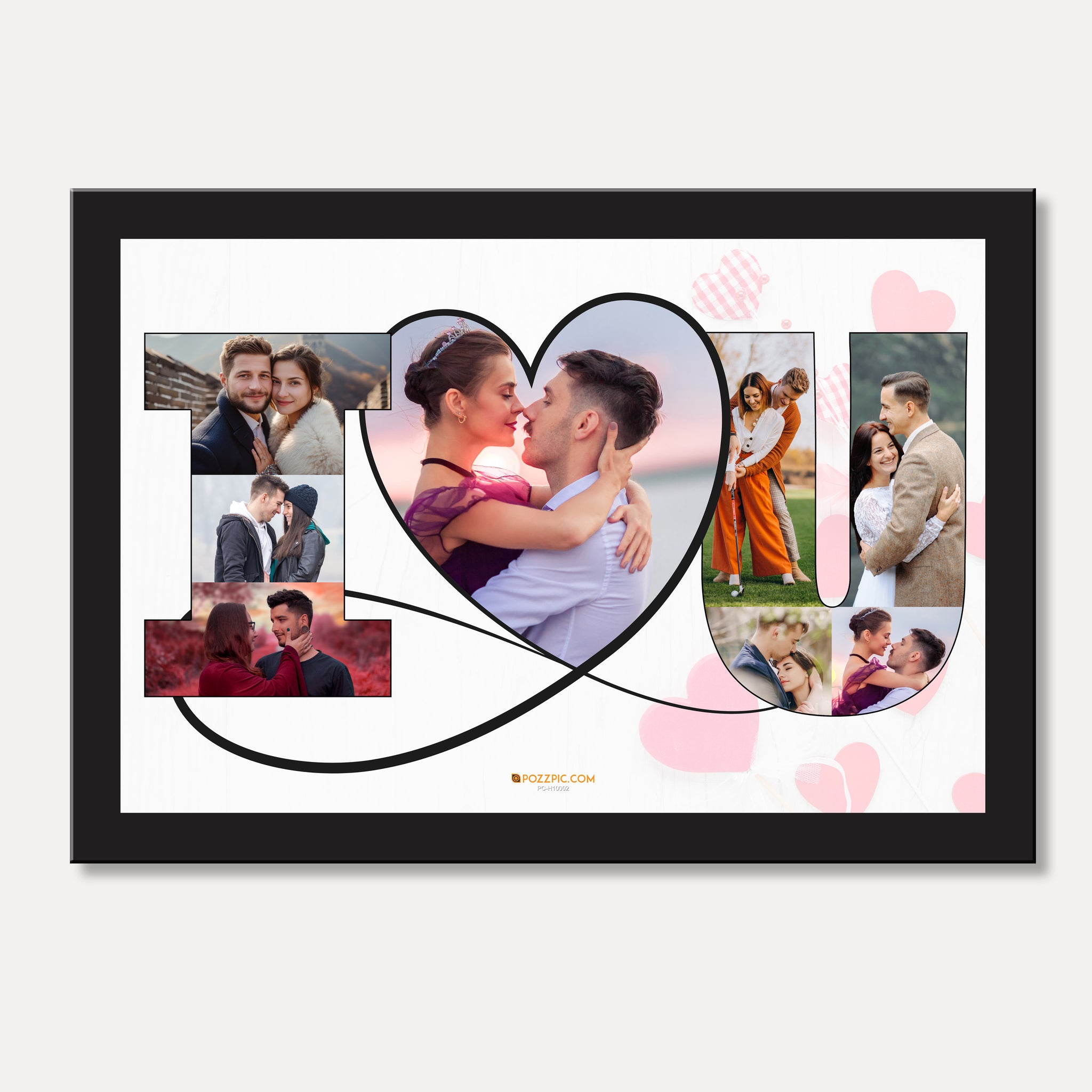 Love you Letter Photo Collage your photo frame