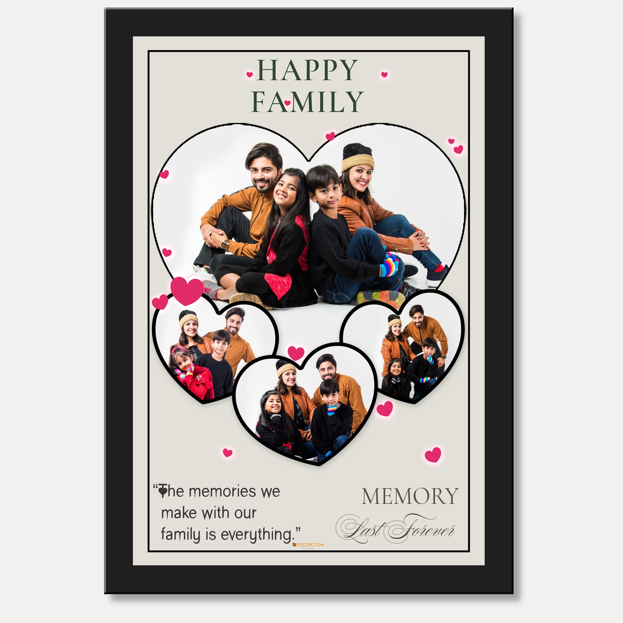 Family Customised Photo Frames for home