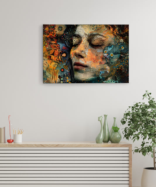 Release-guiltless Canvas Art Print and Back side wooden frame Wall Decor