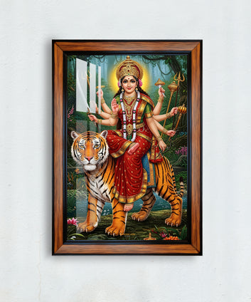 Durga mata ji photo frame for home and office