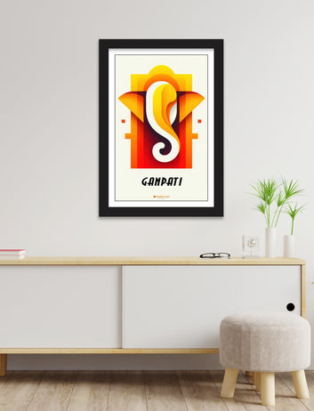 Ganpati ganesh ji photo for home decor, child room pooja ghar decor best look royal photo