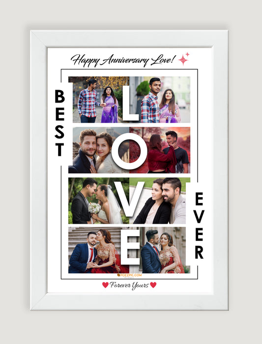 Anniversary photo frame Customised Photo wtih  Frames