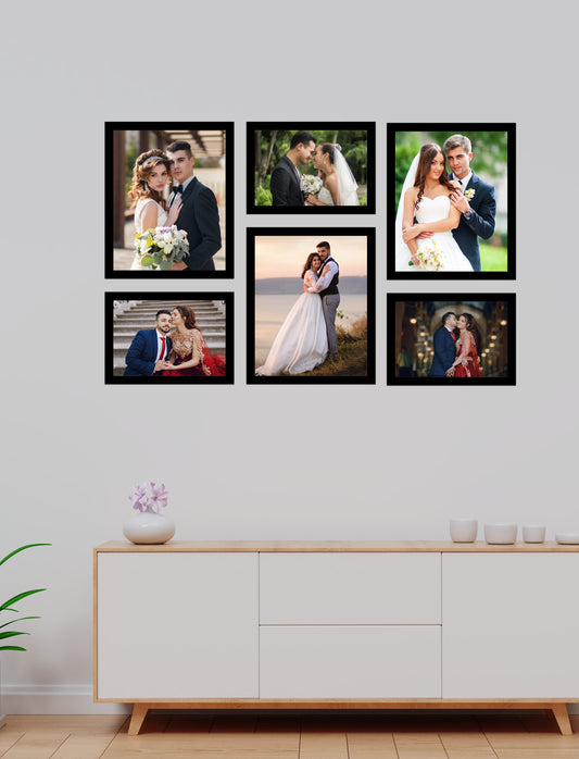 Framed Photo Prints  6 picture, 6 frame Big and small size Multi frame.