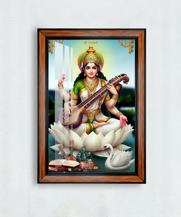 Sarswati photo frame for home, school and office