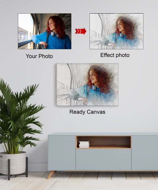 Urban-sketch effectCanvas photo Frame Canvas Prints | Canvas Photo Printing Online | Canvas Wall Art