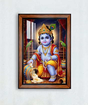 Little Krishna , Gopal Photo Frame for home and office décor