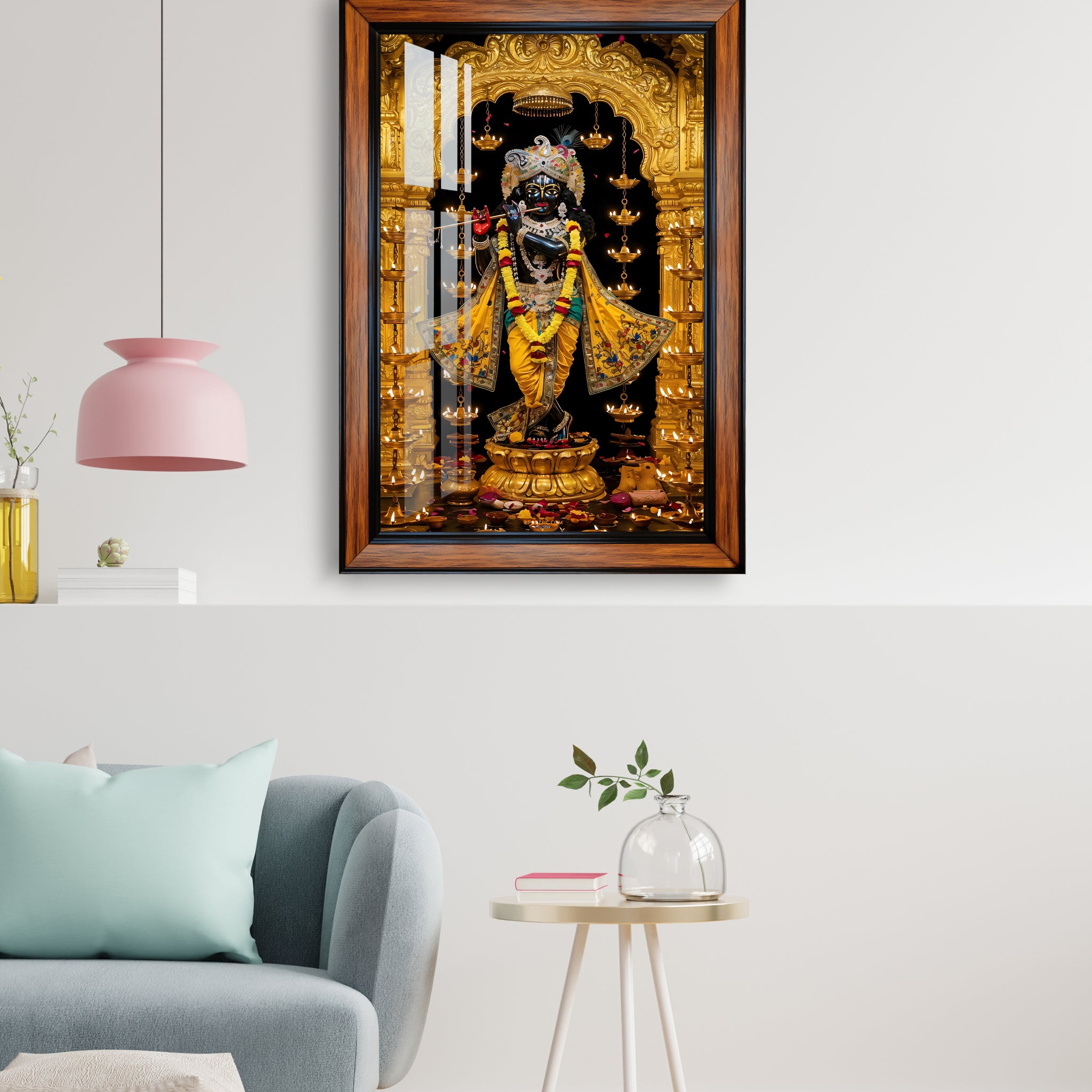 Banke bihari Krishna Luzury photo frame for home and office