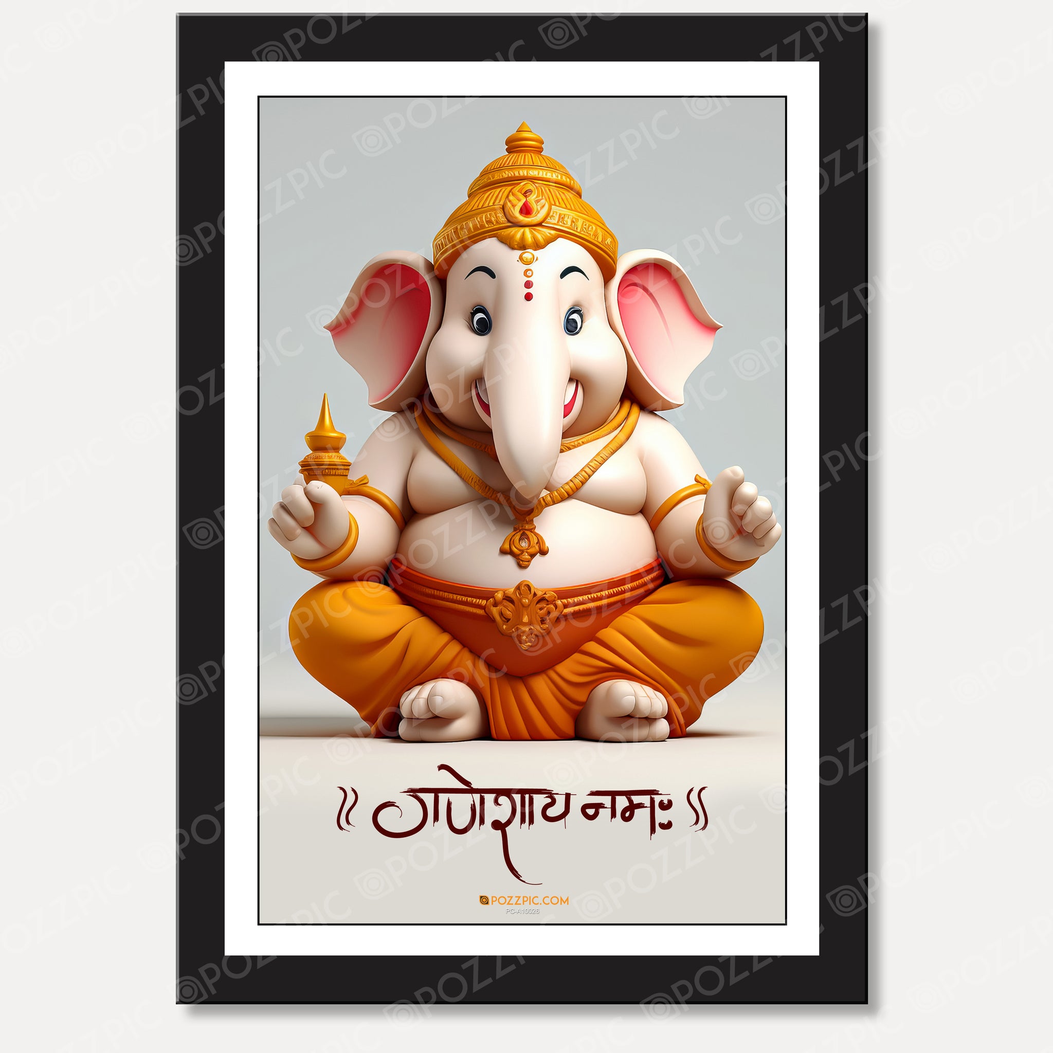 ganesha photo frame for home and office pooja room panpti best photo with name home decor.