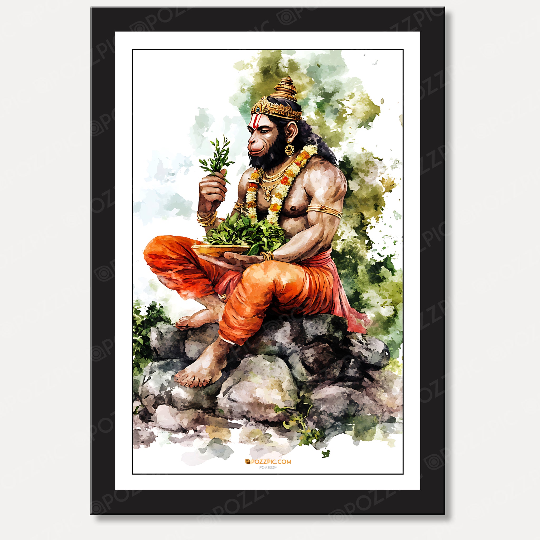 Hanuman ji photo frame for home decor and office Trendy photos New photo framed indian art and culture