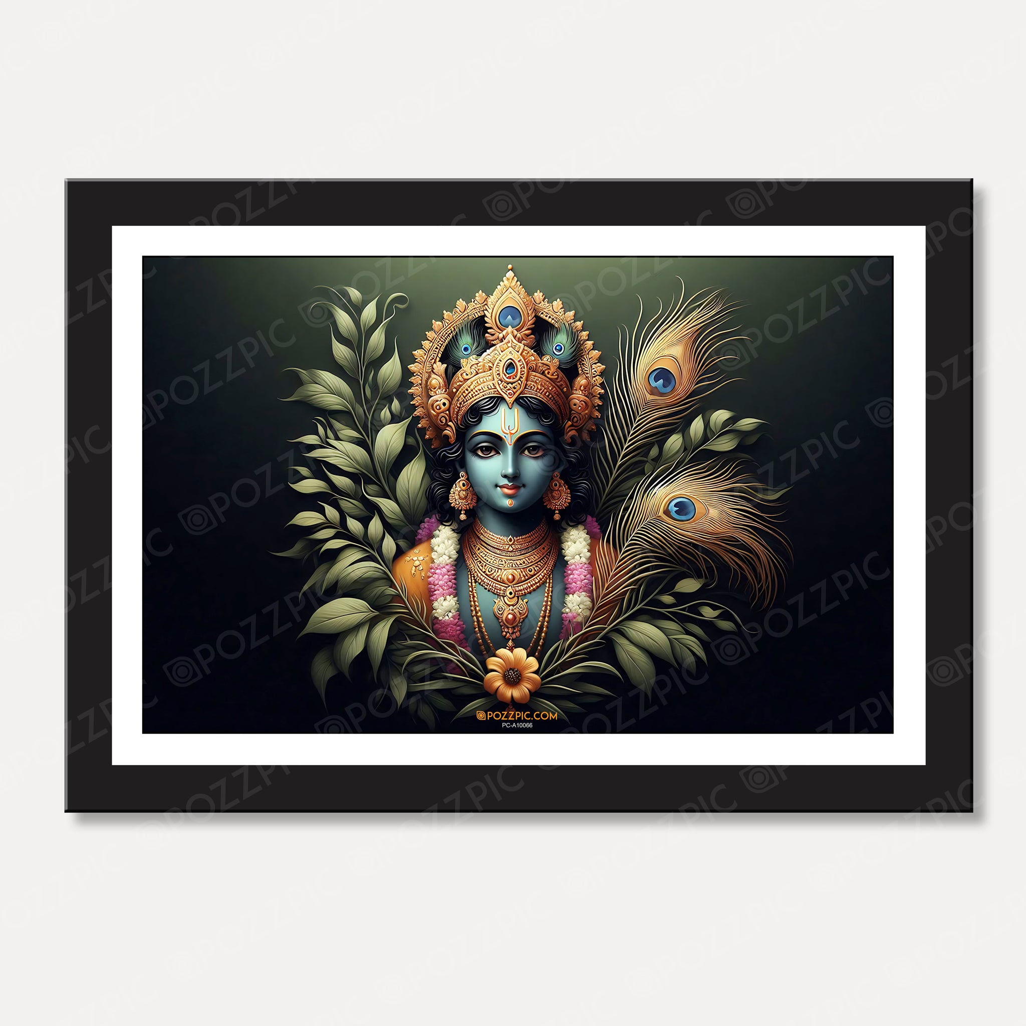 Shree Krishna New photo framed For Living Room, Bedroom, Home, Office, Hotels