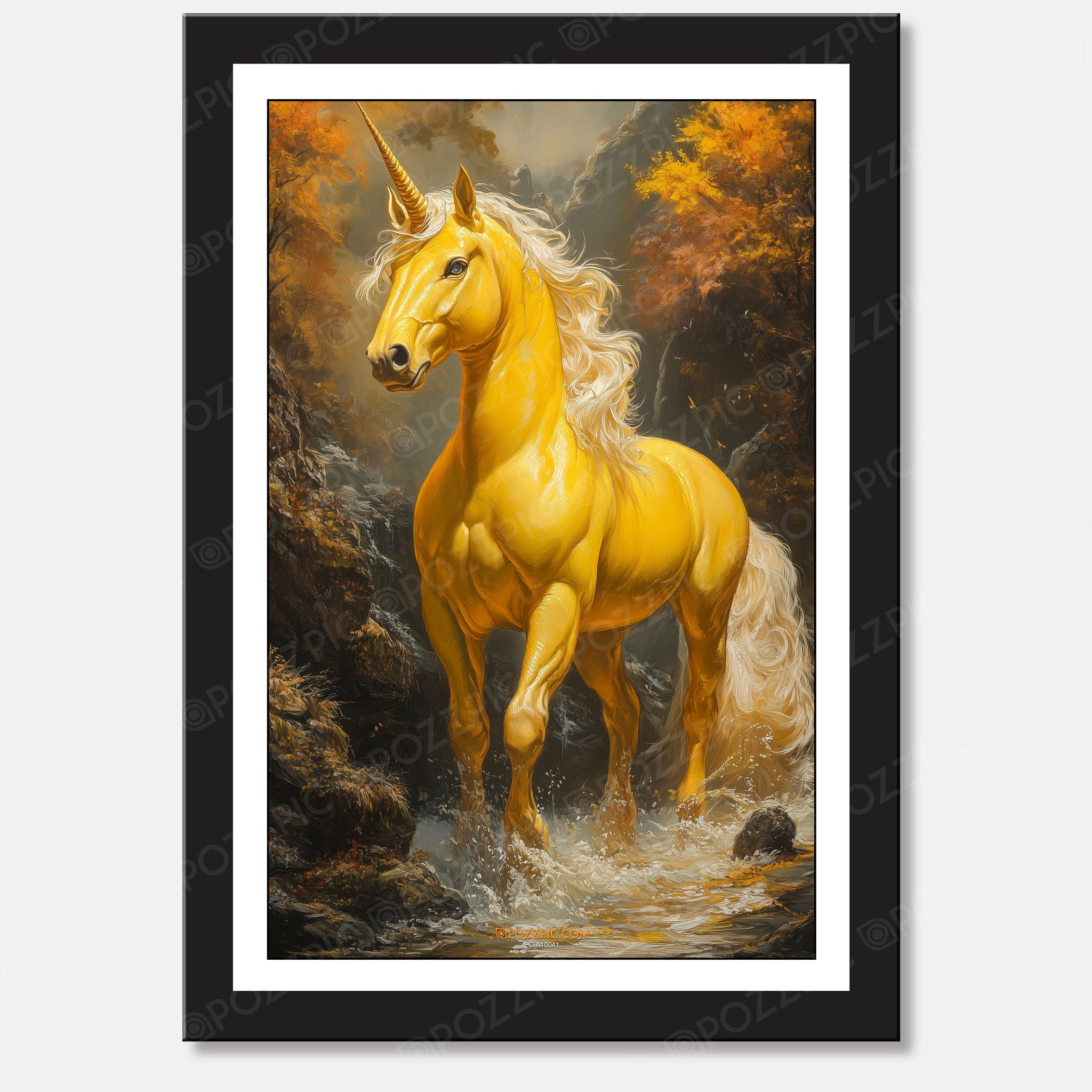 Unicorn Horse Painting Aesthetic Hanging Photo Frame Decorative Item Home Decoration and Wall Decor for Living Room