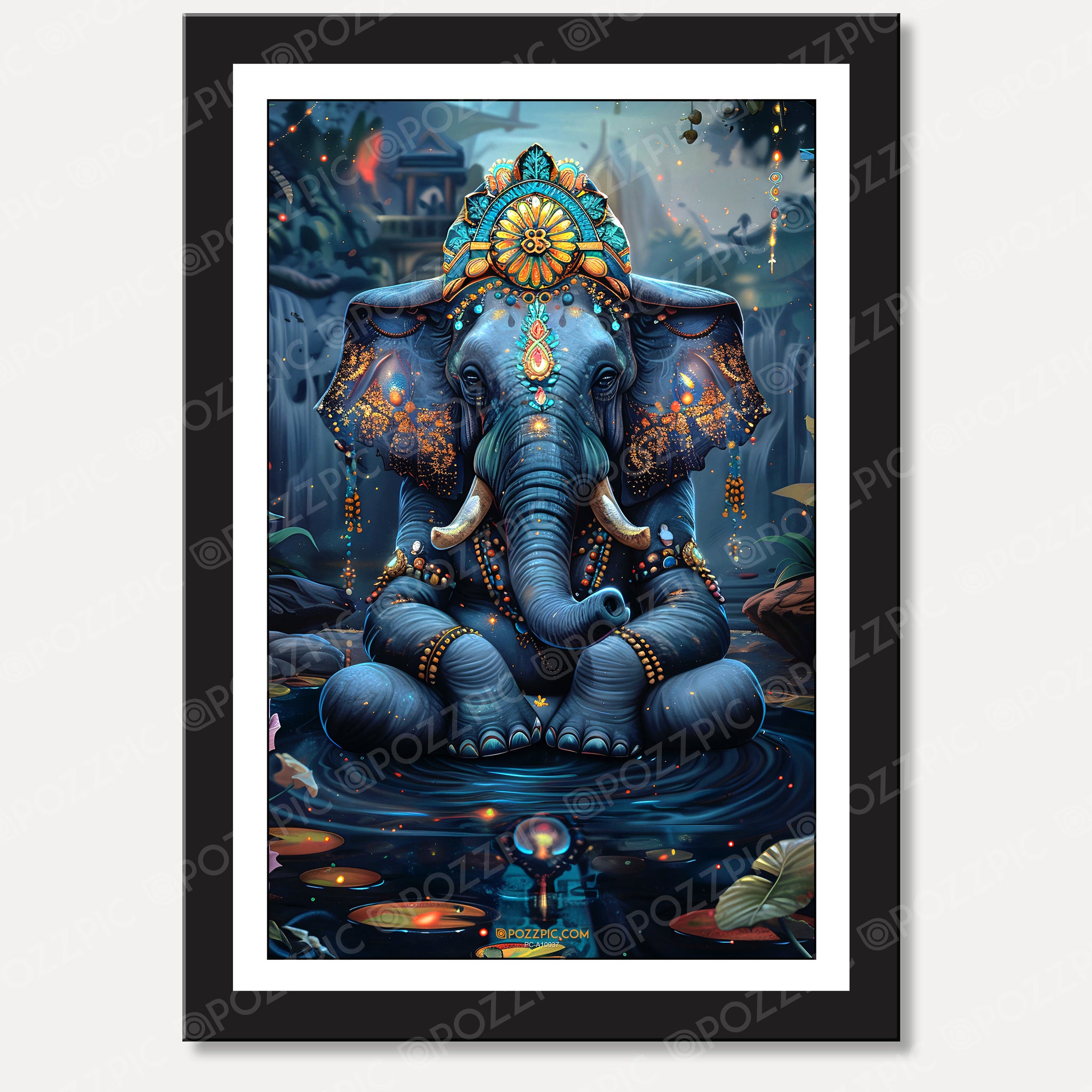 Ganesh ji photo frame Ganpati Ji Photo Frame Painting Wall Hanging Home Decor For Wall, Living