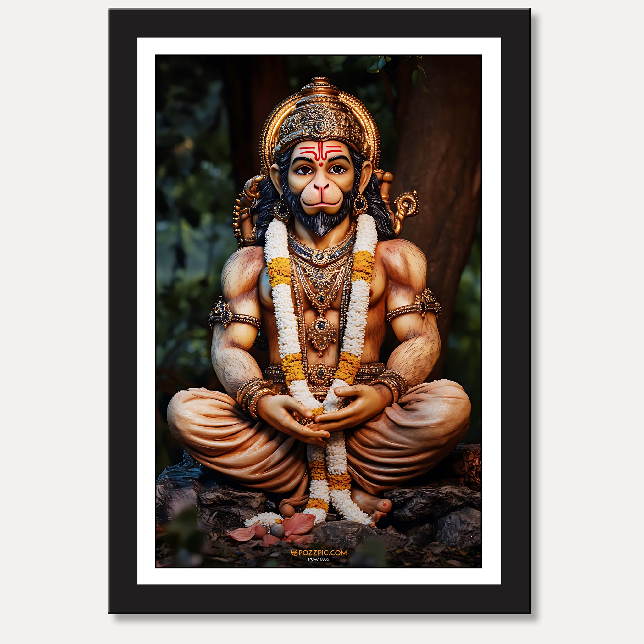Hanuman ji photo frame for home decor and office New photo framed indian art and culture