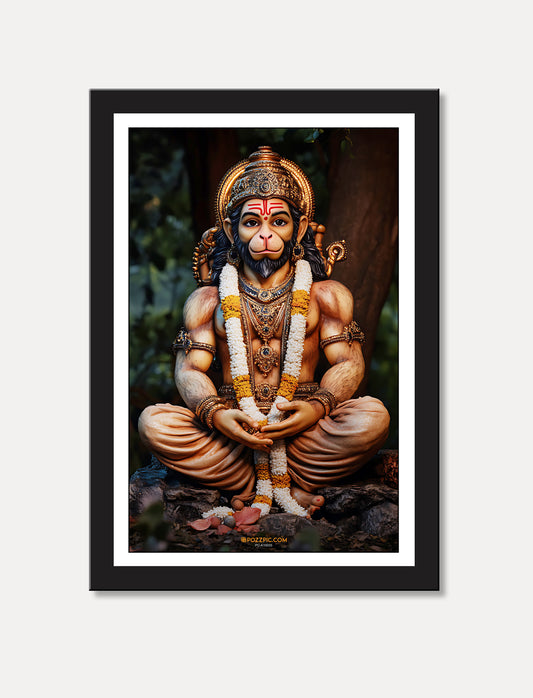 Hanuman ji photo frame for home decor and office New photo framed indian art and culture