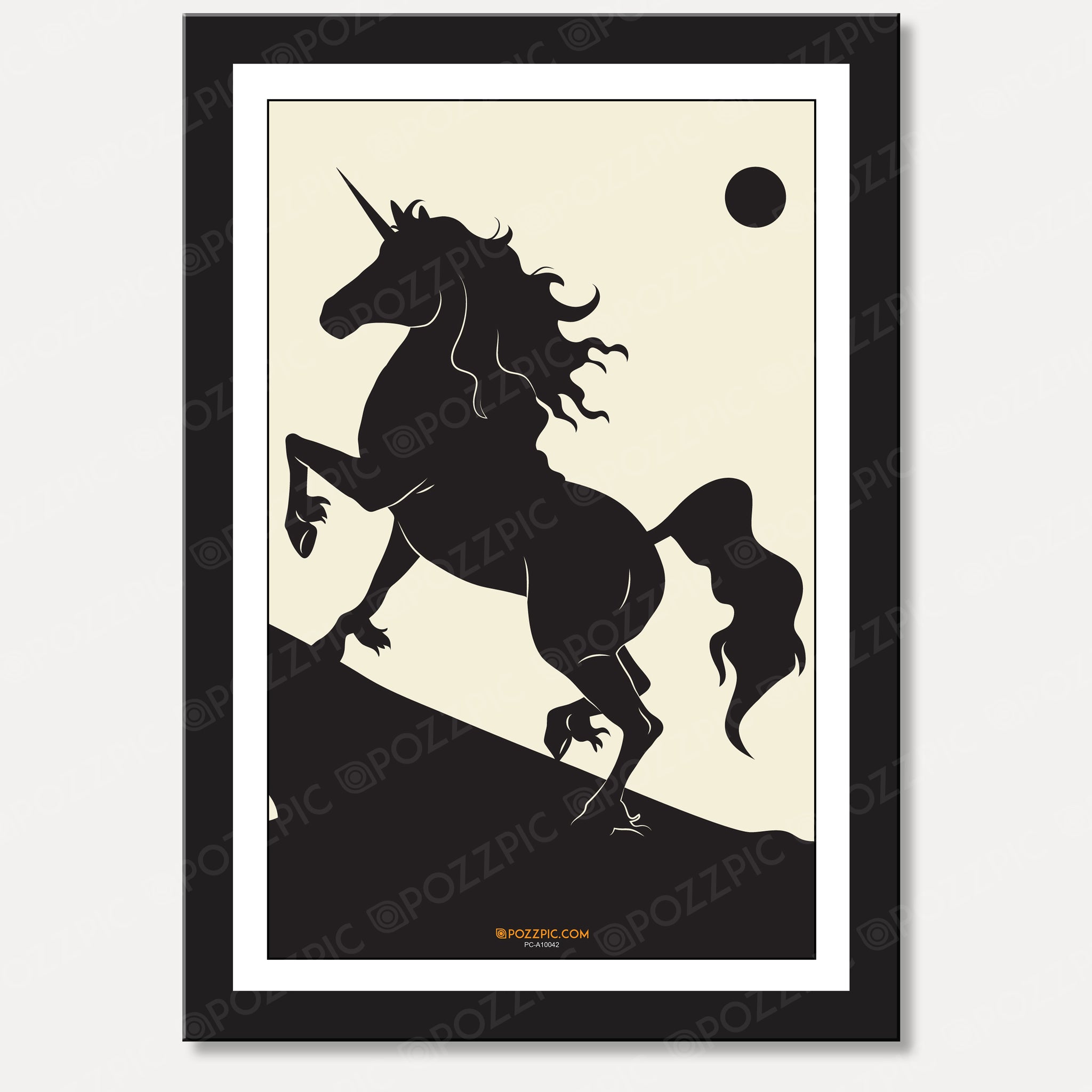 Unicorn Horse Painting Aesthetic Hanging Photo Frame Decorative Item Home Decoration and Wall Decor for Living Room