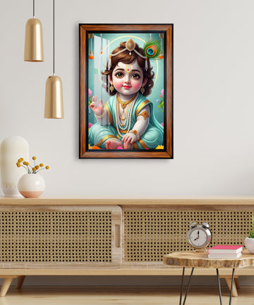 Cute Krishna  Gopal Photo Frame for home and office décor