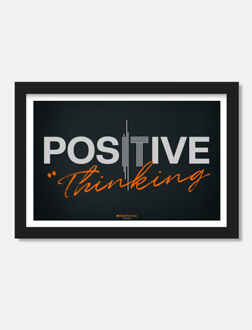 positive thinking motivational framed for Living Room, Bedroom, Home, Office, Hotels decor