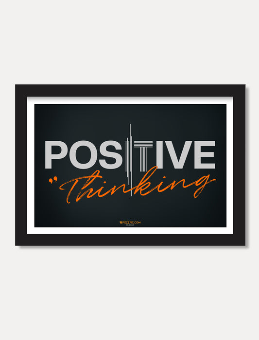 positive thinking motivational framed for Living Room, Bedroom, Home, Office, Hotels decor