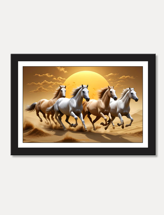 Four hours painting framed for Living Room, Bedroom, Home, Office, Hotels