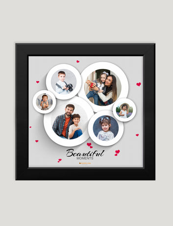 Family photo frame black and white premium quality square Frames