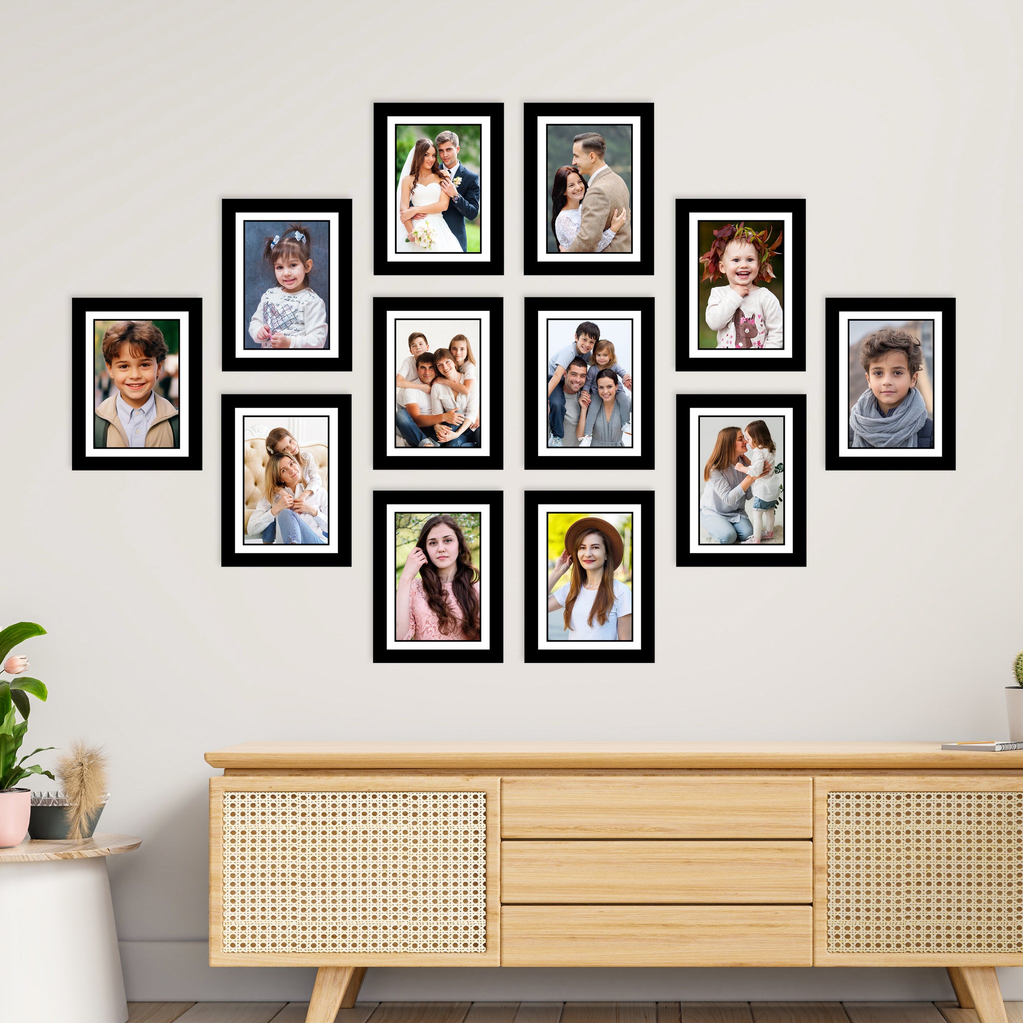 Framed Photo Prints 10   picture, 10 frame Big,Medium and small size Multi frame