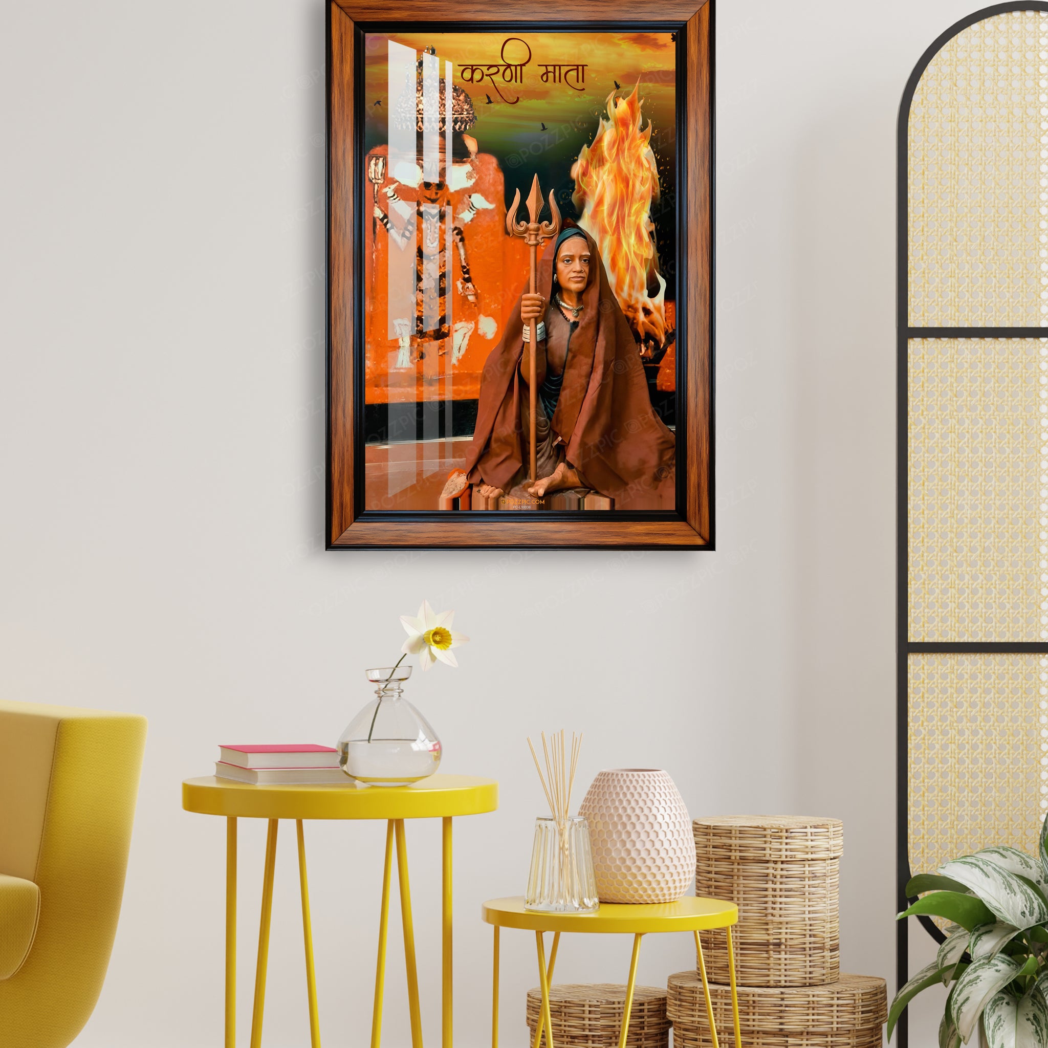 karni mata ji deshnok photo frame for home and office