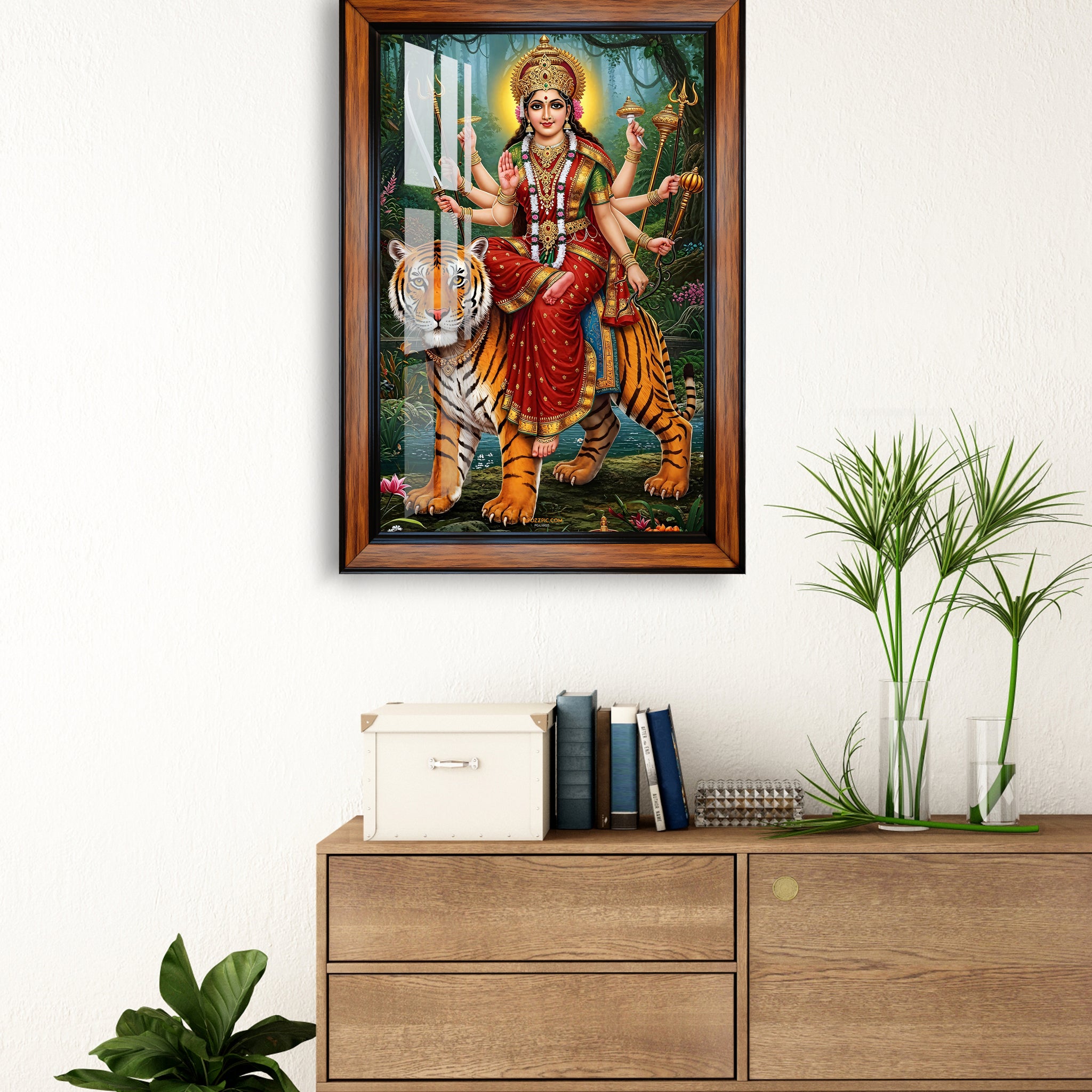 Durga mata ji photo frame for home and office