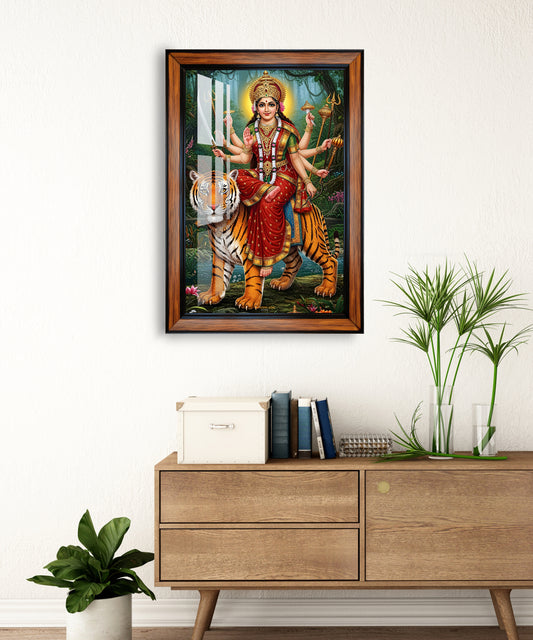 Durga mata ji photo frame for home and office