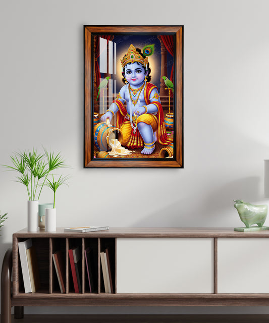 Little Krishna , Gopal Photo Frame for home and office décor