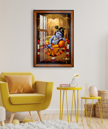 sleeping krishna Photo Frame for home and office décor