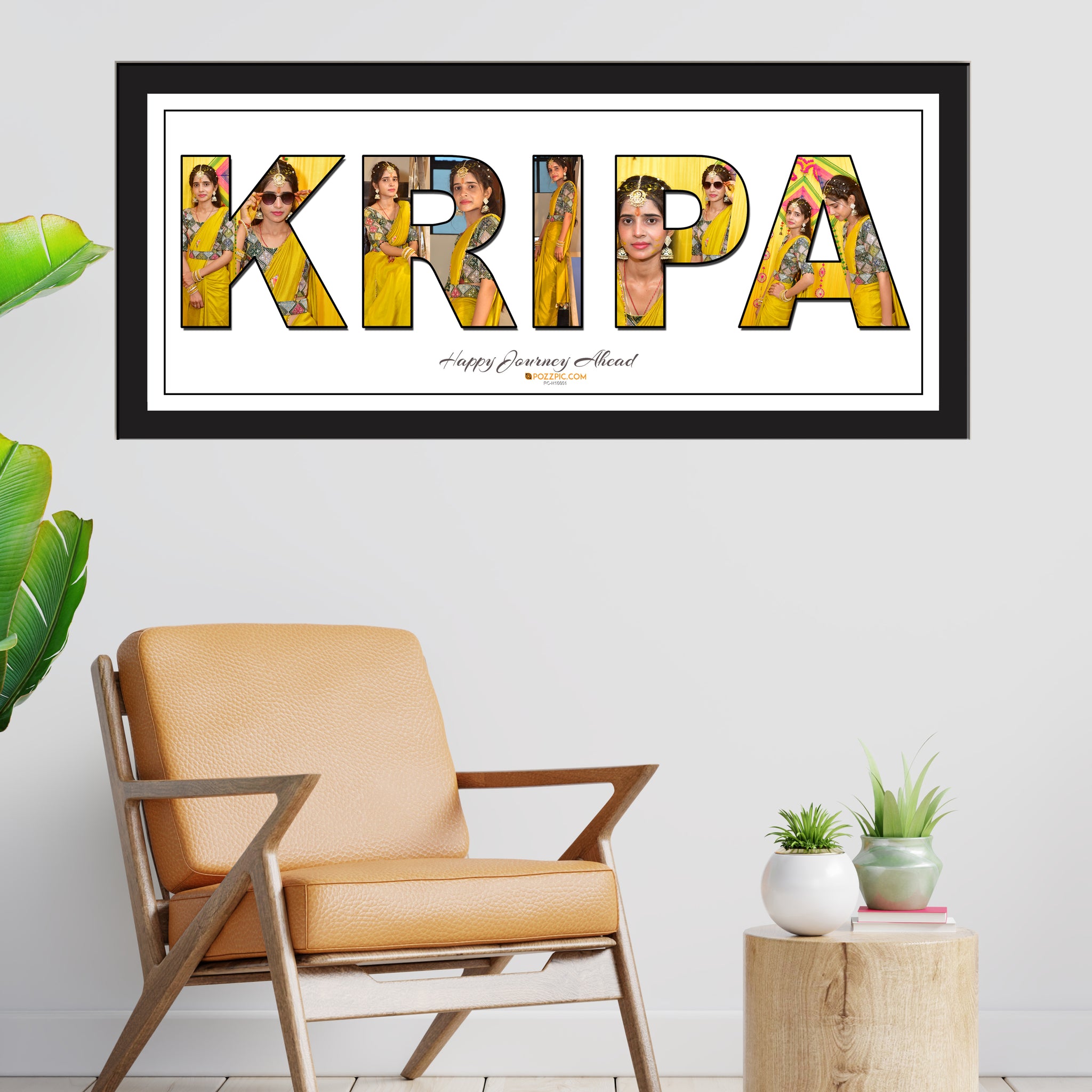 Letter Photo Collage ✨ Magical Artworks  your Name photo frame