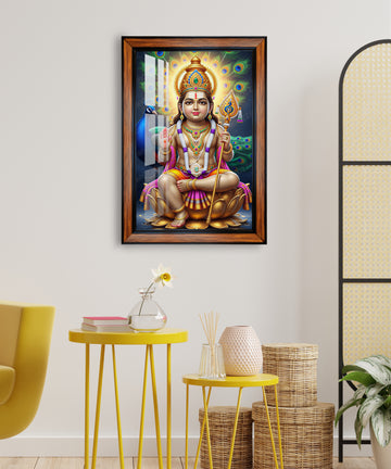 Lord Murugan cute Photo Frame for home and office décor