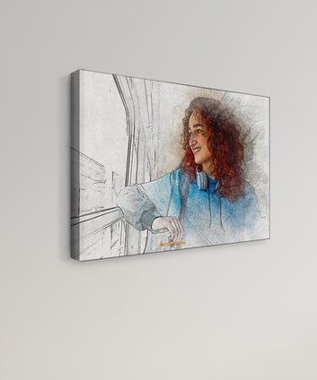 Urban-sketch effectCanvas photo Frame Canvas Prints | Canvas Photo Printing Online | Canvas Wall Art