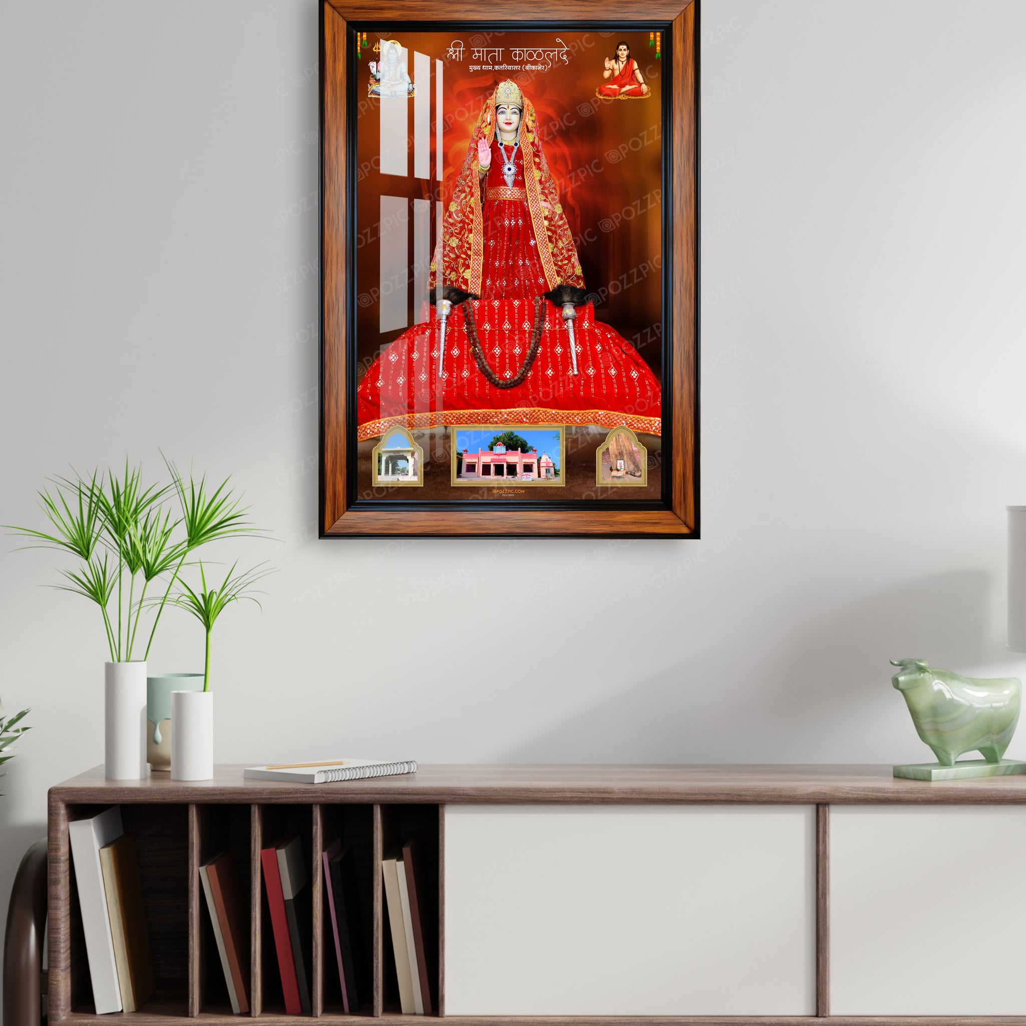 Mata satti kalde mata (Katriyasar) photo frame for home and office