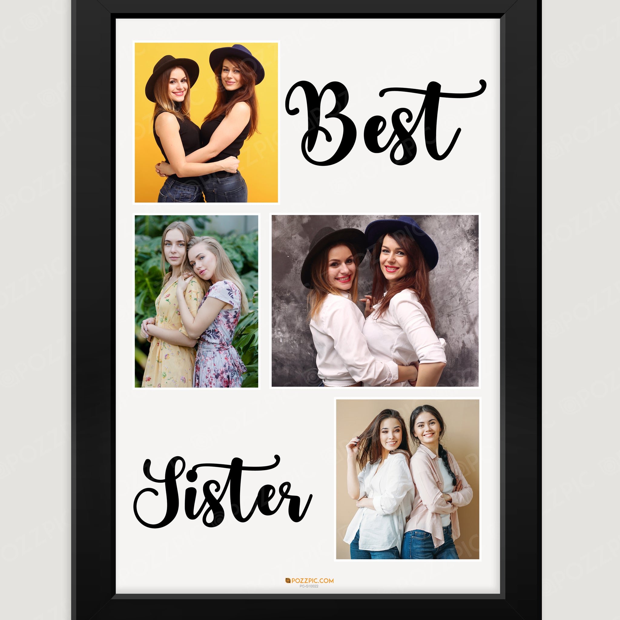 Sister Gift Personaliseds photo frame Customised Photo wtih  Frames