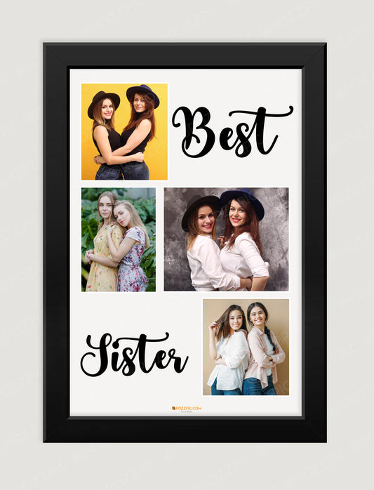 Sister Gift Personaliseds photo frame Customised Photo wtih  Frames