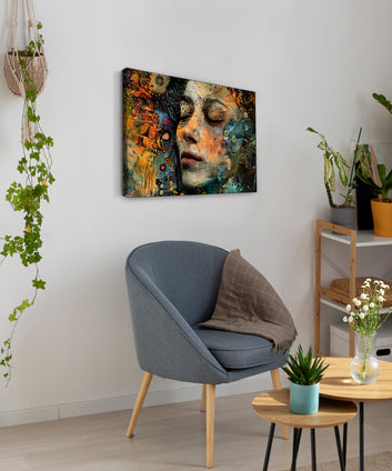 Release-guiltless Canvas Art Print and Back side wooden frame Wall Decor