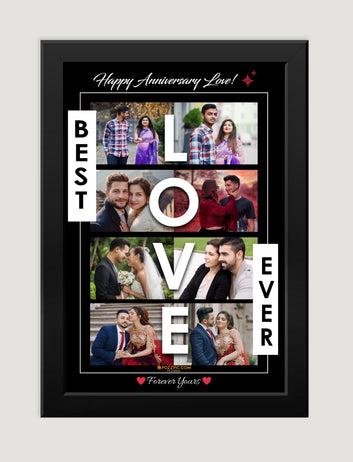 Anniversary photo frame Customised Photo wtih  Frames