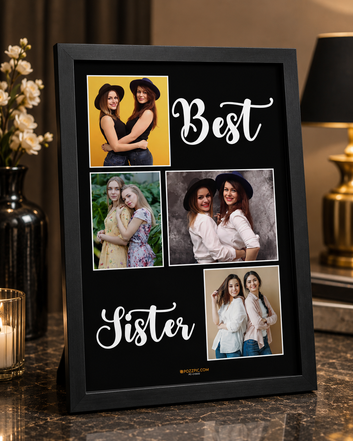 Sister Gift Personaliseds photo frame Customised Photo wtih  Frames